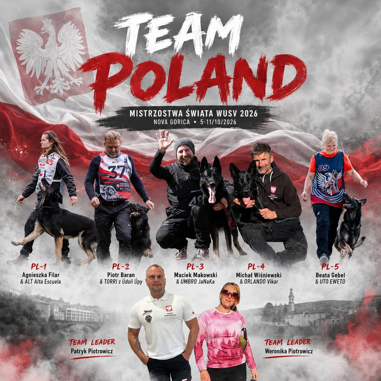 Reprezentacja Polski na Mistrzostwa Świata WUSV IP 2026
